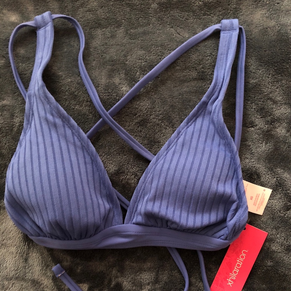 Royal blue bikini top